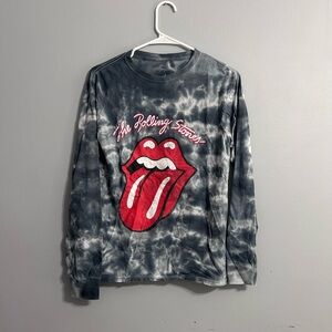 Rolling Stones Tie-Dye Long Sleeve Shirt